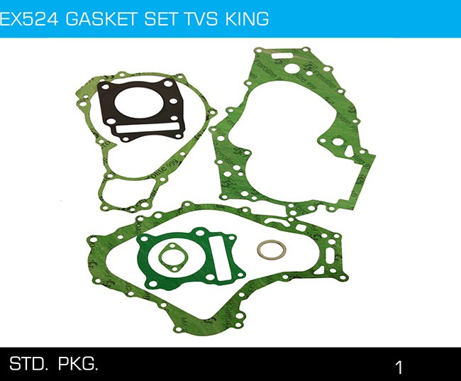 EX524 GASKET SET TVS KING